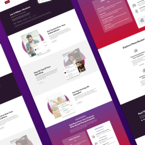 تصميم و برمجة صفحة هبوط Landing Page